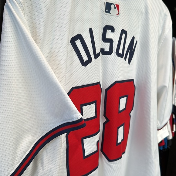 Matt Olson Atlanta Braves Nike Home Elite Player Authentic 2024 Jersey - White - Picture 7 of 7